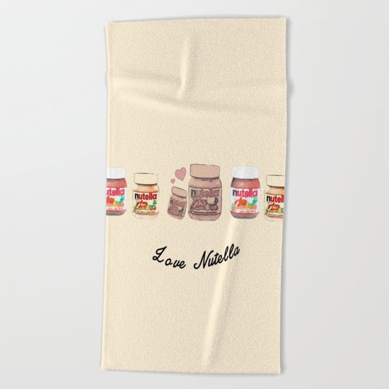 Nutella-324 Beach Towel