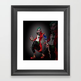 Cyber Dracula Framed Art Print