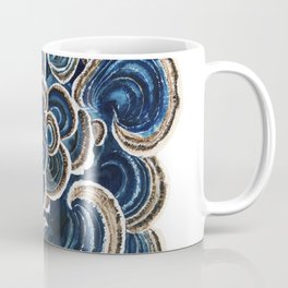 Blue Trametes Mushroom Coffee Mug
