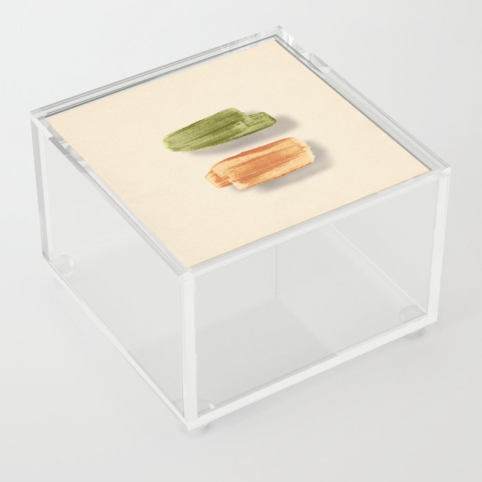 Abstract brush strokes Acrylic Box