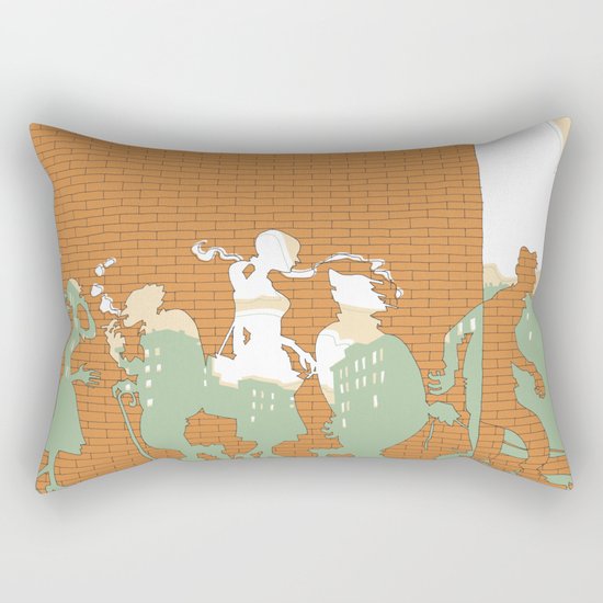The Wall Rectangular Pillow