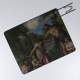 Paolo Veronese - The Baptism of Christ Picnic Blanket
