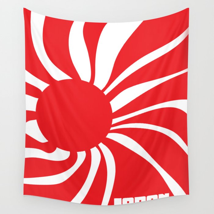 Land of the Rising Sun - Japan Wall Tapestry