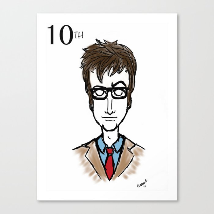 Doctor Who The 10th Doctor  Canvas Print