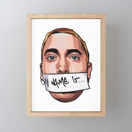 My Name is Marshall Vector Art Framed Mini Art Print