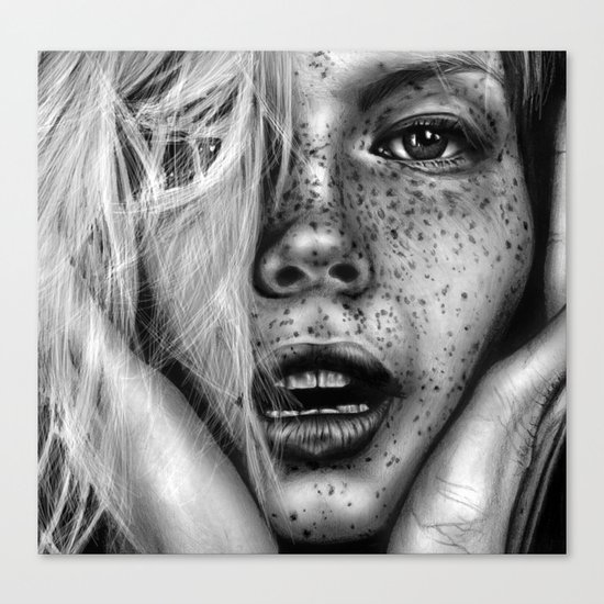 + FRECKLES + Canvas Print