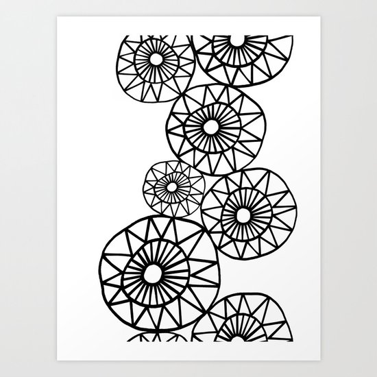 Circles Art Print