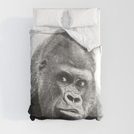 Black and White Gorilla Comforter