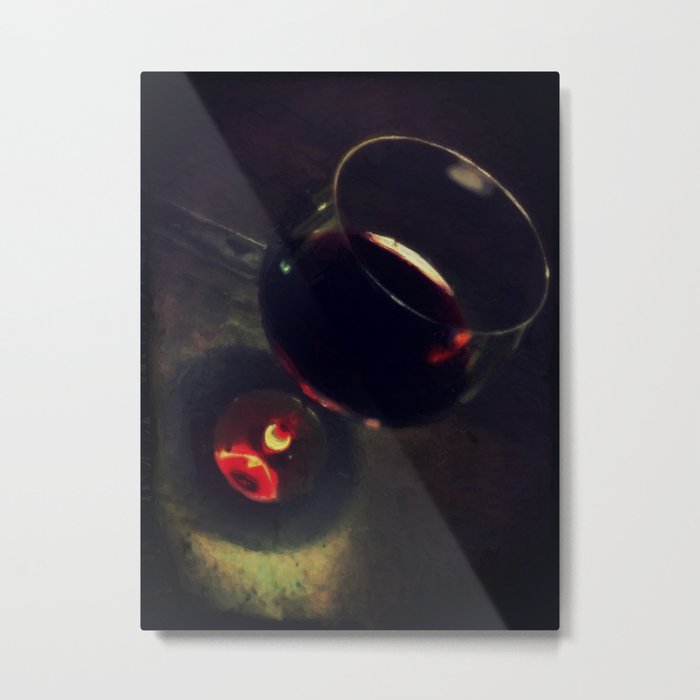 wine cup Metal Print