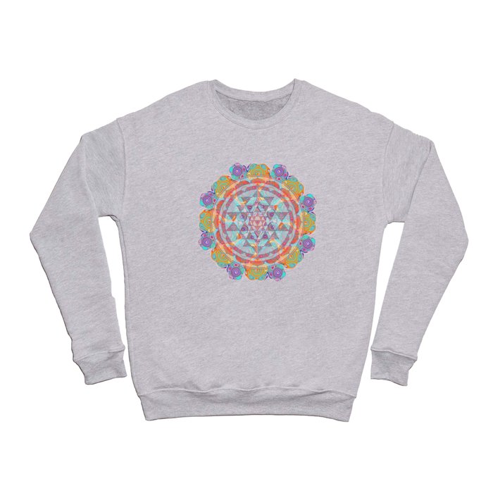 Serendipity Sri yantra Crewneck Sweatshirt