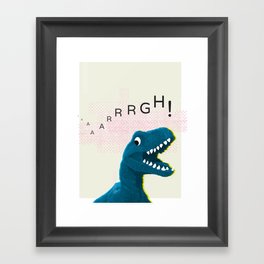Dinosaur Run! Framed Art Print