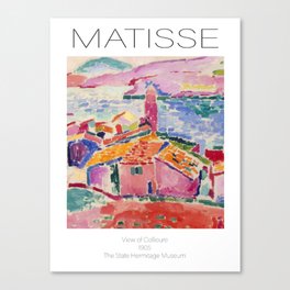 View of Collioure - Henri Matisse Canvas Print