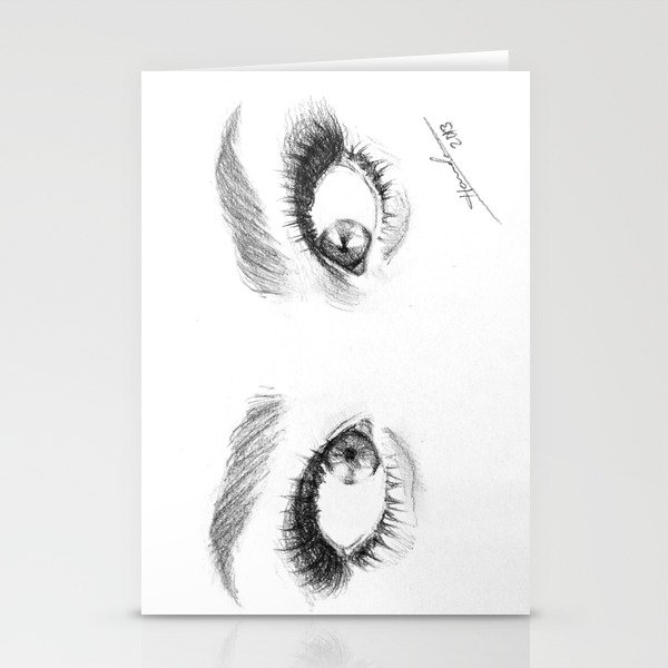 Crossed eyes drawing — 1