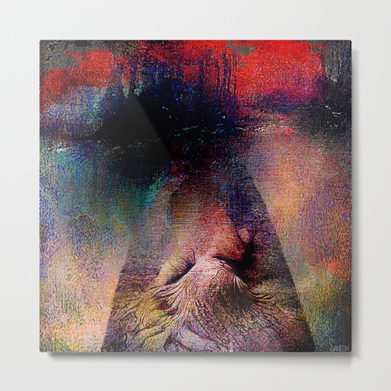 And God created Adam Metal Print
