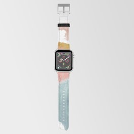 Exhale: a pretty, minimal, acrylic piece in pinks, blues, and gold Apple Watch Band