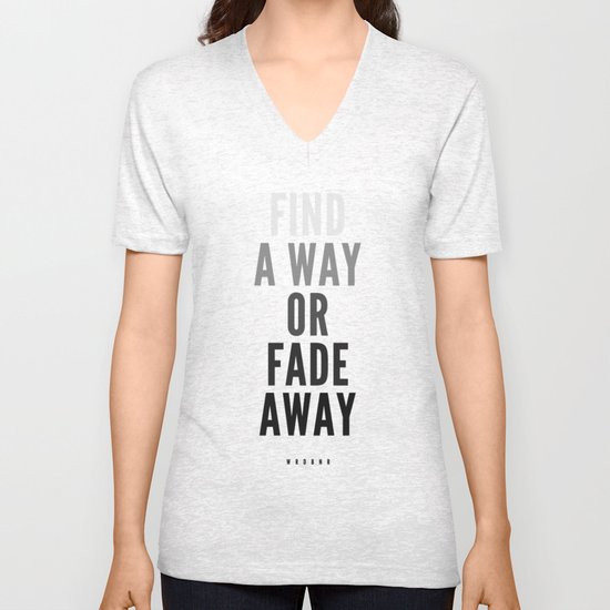 Fade Away Unisex V-Neck