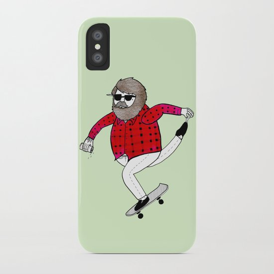 On how to overcome certain obstacles while skateboarding iPhone Case