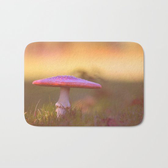 Fly agaric mushroom Bath Mat