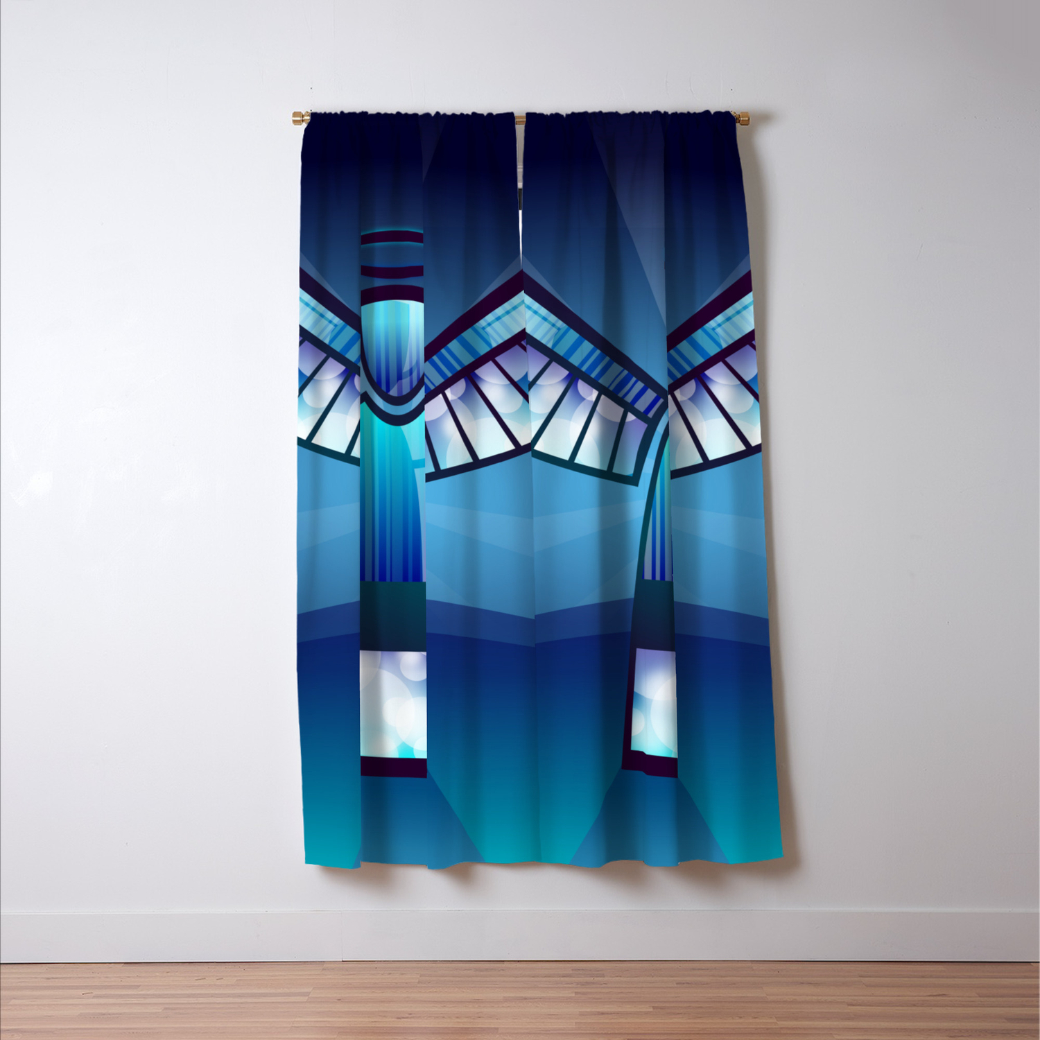 Abstract Angel Blackout Curtain By Shirtsandgifts Society6