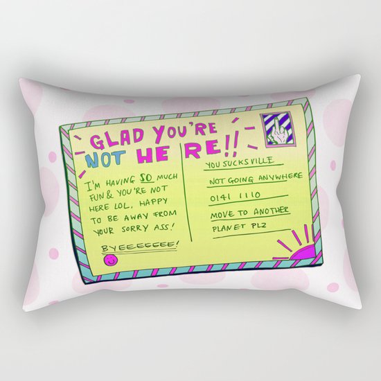 Sass Card Rectangular Pillow