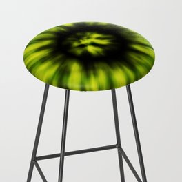 Green Black Tie Dye Bar Stool