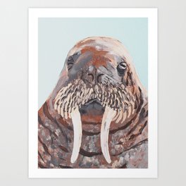 Mr. Walrus Art Print