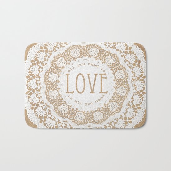 All You Need is Love Bath Mat
