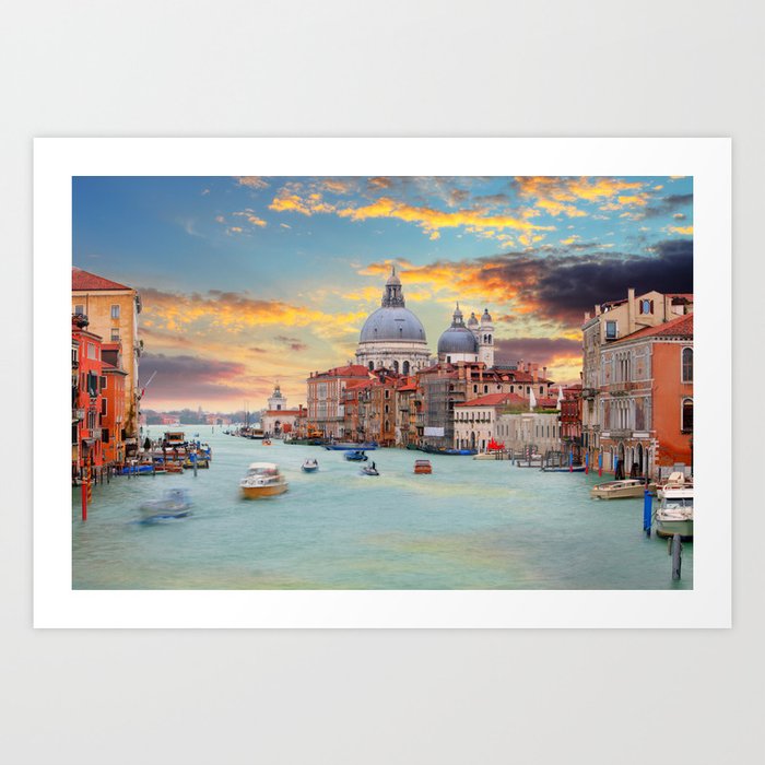 Grand Canal in Venice, Italy Art Print