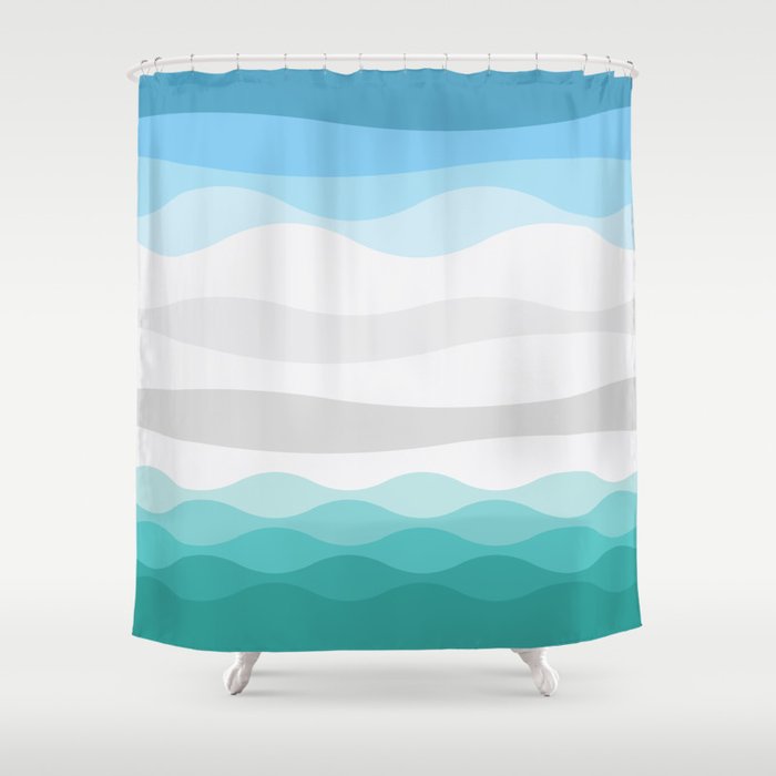 Polarscape Shower Curtain