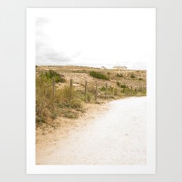 Beach Lacanau France Diptych 1 - Travel and City Photography Europe by Diana Smits Art Print