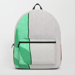 Italy Ireland Flag Ordinary Marking Pen Used Fabric Backpack