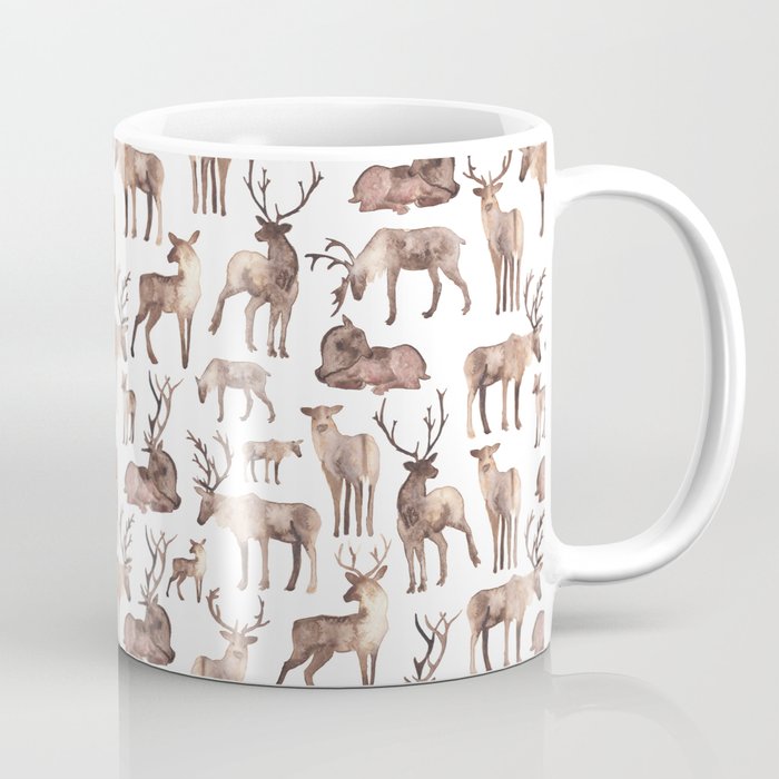 Christmas Reindeer.  Coffee Mug