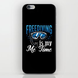 Freediving Is My Me Time Spearfishing Freediver iPhone Skin