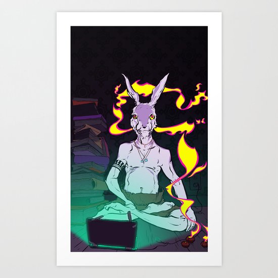 Hi-Speed Connection Art Print