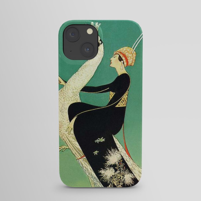 Vintage Magazine Cover - Peacock iPhone Case