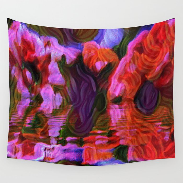 Touched by the moonlight Wall Tapestry