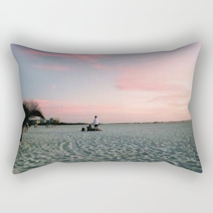 Cotton Candy Skies Rectangular Pillow