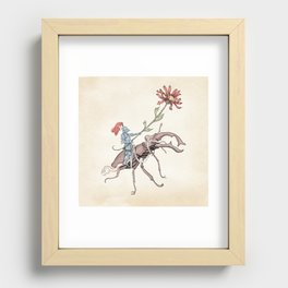 Gentle knight Recessed Framed Print