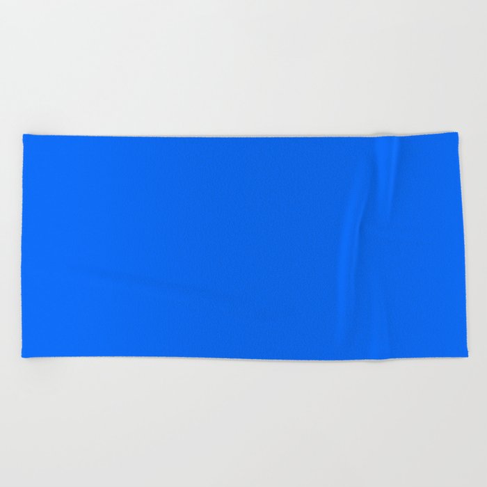 Unfinished ~ Bright Blue Beach Towel