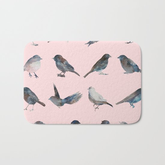 Sparrow Catalog Pink Bath Mat