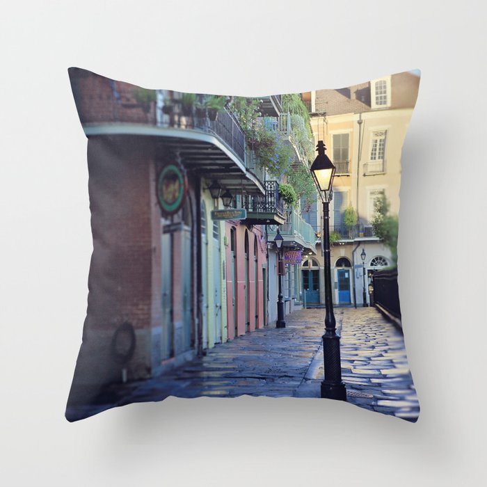New Orleans - Dawns Early Light Throw Pillow