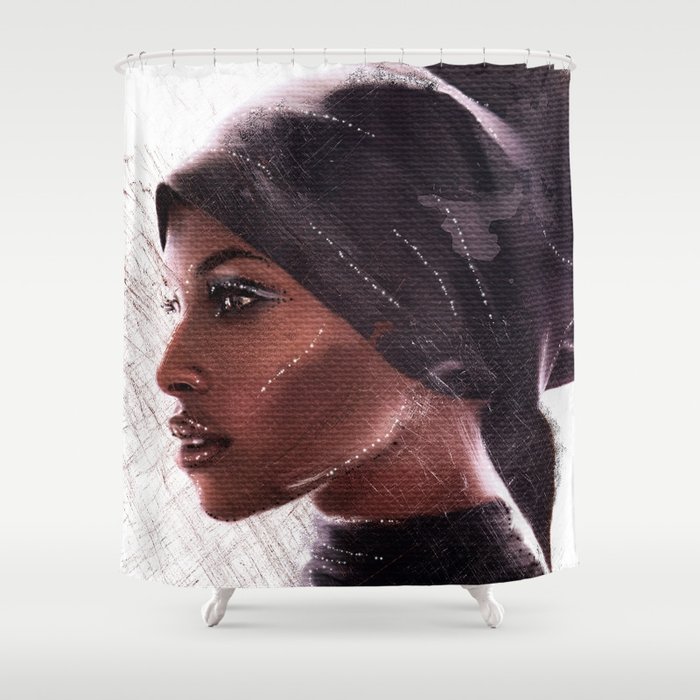 Jasmine Warsame Shower Curtain