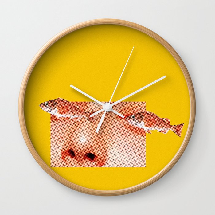 Two Fishes Wall Clock