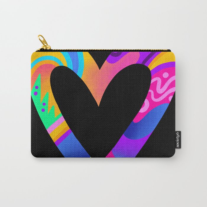 Heart Shaped Whole Carry-All Pouch