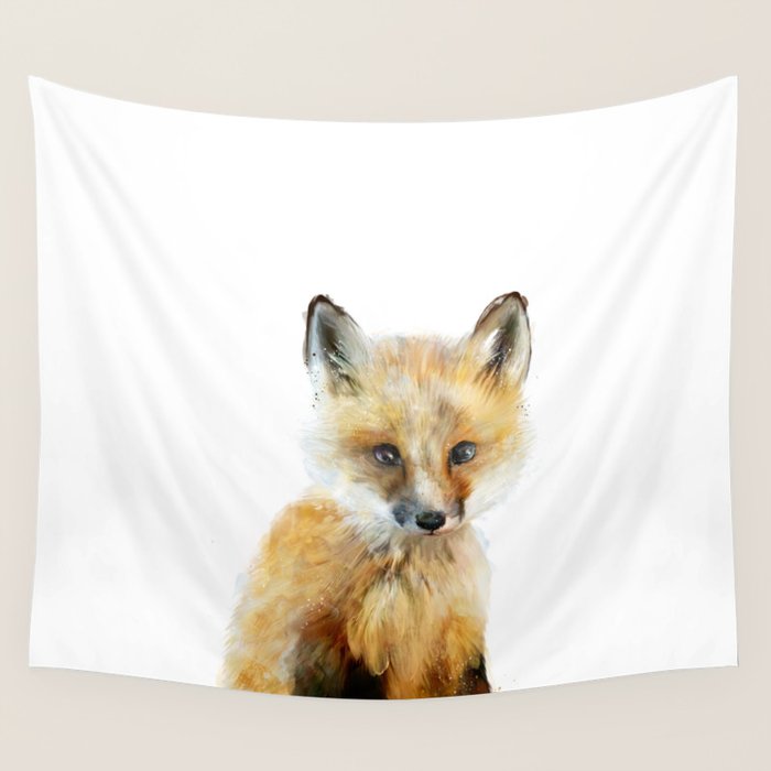 Little Fox Wall Tapestry by amyhamilton Society6