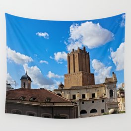 Nero Militia Tower Monument, Rome Italy Wall Tapestry