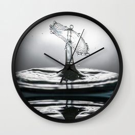 Water drop reflection 0613 Wall Clock