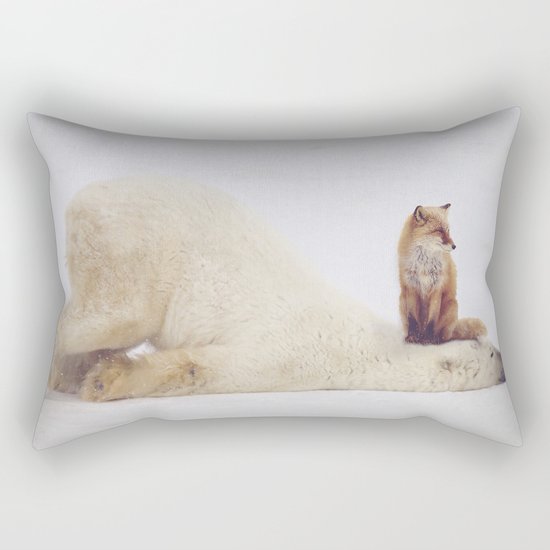 Foxy takedown Rectangular Pillow