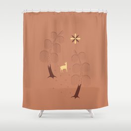 Motherland (chocolate) Shower Curtain