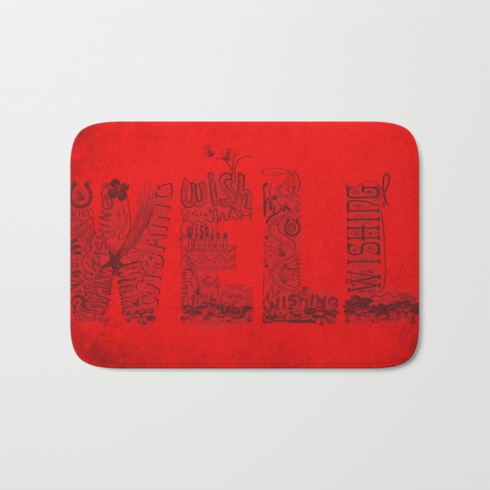 Wishing Well Bath Mat By Brightwood Society6